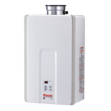RINNAI HE 7.5 GPM 180,000 BTU Natural Gas Interior Tankless Water Heater V75IN